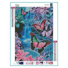 Lade das Bild in den Galerie-Viewer, Schmetterling - volle Diamant-Malerei - 30x40cm
