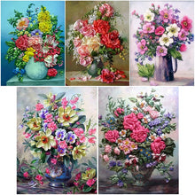 Lade das Bild in den Galerie-Viewer, Flower-Voller Diamond Painting-30x40cm
