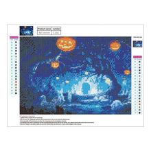 Lade das Bild in den Galerie-Viewer, Halloween-Set - voller runder Diamant - 40x30cm
