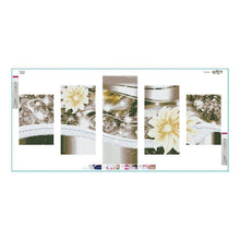 Lade das Bild in den Galerie-Viewer, Blume 5 - Bilder - Voller Rund/Quadrat Diamond Painting- 95x45cm
