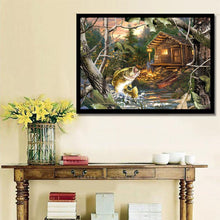 Lade das Bild in den Galerie-Viewer, Fisch - volle Diamant-Malerei - 40x30cm
