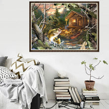 Lade das Bild in den Galerie-Viewer, Fisch - volle Diamant-Malerei - 40x30cm
