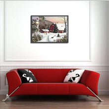 Lade das Bild in den Galerie-Viewer, Klarer Himmel Schnee - voller runder Diamant - 30x40cm
