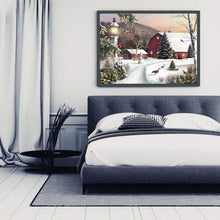 Lade das Bild in den Galerie-Viewer, Klarer Himmel Schnee - voller runder Diamant - 30x40cm
