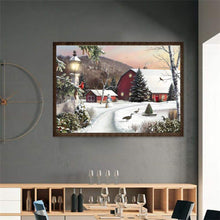 Lade das Bild in den Galerie-Viewer, Klarer Himmel Schnee - voller runder Diamant - 30x40cm
