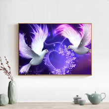 Lade das Bild in den Galerie-Viewer, Fliegender Vogel - voller runder Diamant - 40x30cm

