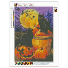 Lade das Bild in den Galerie-Viewer, Halloween ?Handarbeit - voller runder Diamant - 40x30cm
