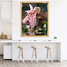 Lade das Bild in den Galerie-Viewer, Mädchen - voller runder Diamant - 25x30cm
