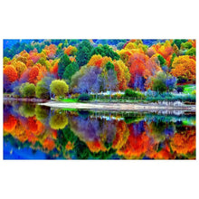 Lade das Bild in den Galerie-Viewer, Bunte Wald - volle Diamant-Malerei - 40x30cm
