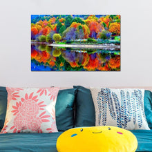 Lade das Bild in den Galerie-Viewer, Bunte Wald - volle Diamant-Malerei - 40x30cm

