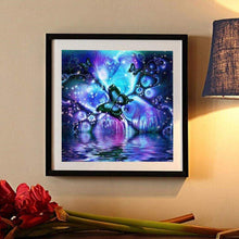Lade das Bild in den Galerie-Viewer, Schmetterling - voller runder Diamant - 30x30cm
