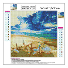 Lade das Bild in den Galerie-Viewer, Strand -Rund/Quadrat Diamond Painting
