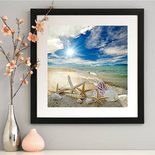 Lade das Bild in den Galerie-Viewer, Strand -Rund/Quadrat Diamond Painting
