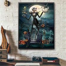 Lade das Bild in den Galerie-Viewer, Halloween-Teufel - voller runder Diamant - 30x40cm
