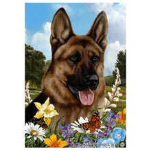 Lade das Bild in den Galerie-Viewer, Hundegarten - volle Diamant-Malerei - 40x30cm
