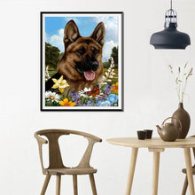 Lade das Bild in den Galerie-Viewer, Hundegarten - volle Diamant-Malerei - 40x30cm
