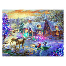 Lade das Bild in den Galerie-Viewer, Weihnachten - voller runder Diamant - 30x25cm
