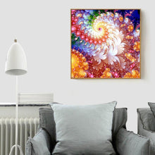 Lade das Bild in den Galerie-Viewer, Wunderschöne Aussicht - voller runder Diamant - 30x30cm

