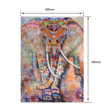 Lade das Bild in den Galerie-Viewer, Bunte Elefant - volle Diamant-Malerei - 30x40cm
