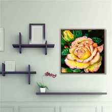 Lade das Bild in den Galerie-Viewer, Blumen - volle Diamant-Malerei - 30x30cm
