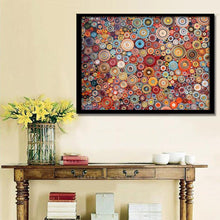 Lade das Bild in den Galerie-Viewer, Bunte Kreise - volle Diamant-Malerei - 30x40cm
