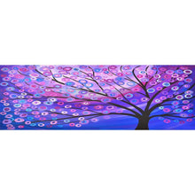 Lade das Bild in den Galerie-Viewer, Baum - volle runde Diamant-Malerei - 80x30cm
