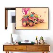 Lade das Bild in den Galerie-Viewer, Süße Elefant - volle Diamant-Malerei - 40x30cm
