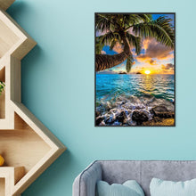 Lade das Bild in den Galerie-Viewer, Kokosnuss-Meer - voller runder Diamant - 30x40cm
