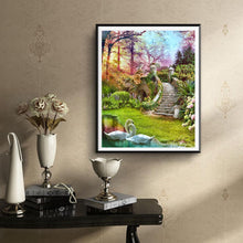 Lade das Bild in den Galerie-Viewer, Fantasy-Brücke - volle Diamant-Malerei - 30x25cm
