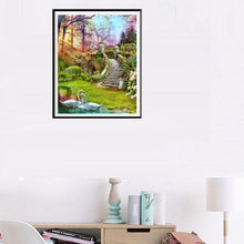 Lade das Bild in den Galerie-Viewer, Fantasy-Brücke - volle Diamant-Malerei - 30x25cm
