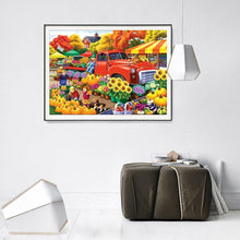 Lade das Bild in den Galerie-Viewer, Garten - voller runder Diamant - 40x30cm
