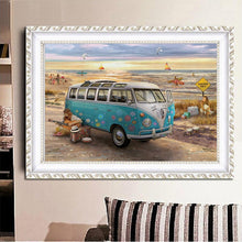 Lade das Bild in den Galerie-Viewer, Bus - volldiamante Malerei - 40x30cm
