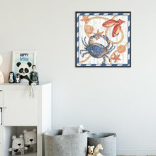 Lade das Bild in den Galerie-Viewer, Krabbenfisch - voller Diamant-Malerei - 30x30cm
