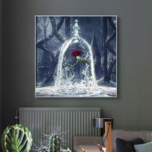 Lade das Bild in den Galerie-Viewer, Rose - voller quadratischer Diamant - 30x30cm
