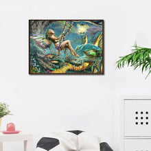 Lade das Bild in den Galerie-Viewer, Schönheit Dinosaurier - voller quadratischer Diamant - 40x30cm
