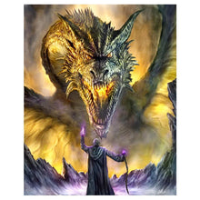 Lade das Bild in den Galerie-Viewer, Dragon - volle Diamant-Malerei - 40x30cm
