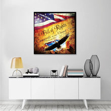 Lade das Bild in den Galerie-Viewer, Adler - volle Diamant-Malerei - 30x30cm
