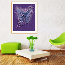 Lade das Bild in den Galerie-Viewer, Schmetterling - voller quadratischer Diamant - 30x40cm
