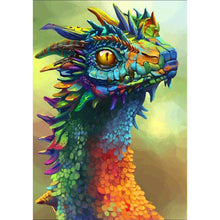 Lade das Bild in den Galerie-Viewer, Dinosaurier - voller runder Diamant - 30x40cm
