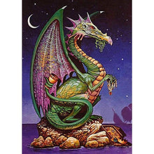 Lade das Bild in den Galerie-Viewer, Dinosaurier - voller quadratischer Diamant - 30x40cm
