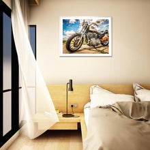 Lade das Bild in den Galerie-Viewer, Motorrad - voller quadratischer Diamant - 40x30cm
