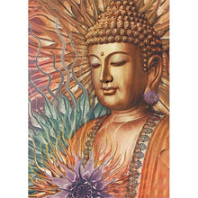 Lade das Bild in den Galerie-Viewer, Buddha - voller runder Diamant - 30x40cm
