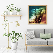 Lade das Bild in den Galerie-Viewer, Elefant - volle Diamant-Malerei - 30x30cm
