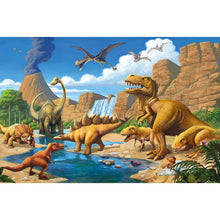 Lade das Bild in den Galerie-Viewer, Dinosaurier Himmel - voller runder Diamant - 40x30cm
