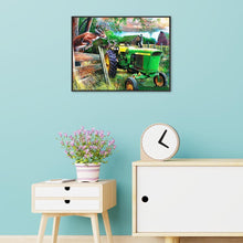 Lade das Bild in den Galerie-Viewer, Bauernhof Hirsch - voller runder Diamant - 40x30cm
