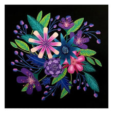 Lade das Bild in den Galerie-Viewer, Blume - voller quadratischer Diamant - 30x30cm
