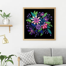 Lade das Bild in den Galerie-Viewer, Blume - voller quadratischer Diamant - 30x30cm
