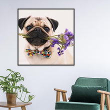 Lade das Bild in den Galerie-Viewer, Haustier Hund - voller quadratischer Diamant - 40x30cm
