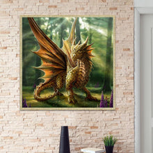 Lade das Bild in den Galerie-Viewer, Dinosaurier - voller quadratischer Diamant - 40x40cm
