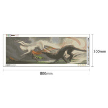 Lade das Bild in den Galerie-Viewer, Neuheit - volle runde Diamant-Malerei - 80x30cm
